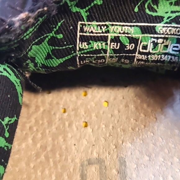 Hey Dude Wally Blue and Green with Abstract Pattern Shoes - Picture 10 of 10